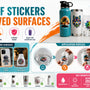 Can UV DTF Stickers Be Applied to Curved Surfaces