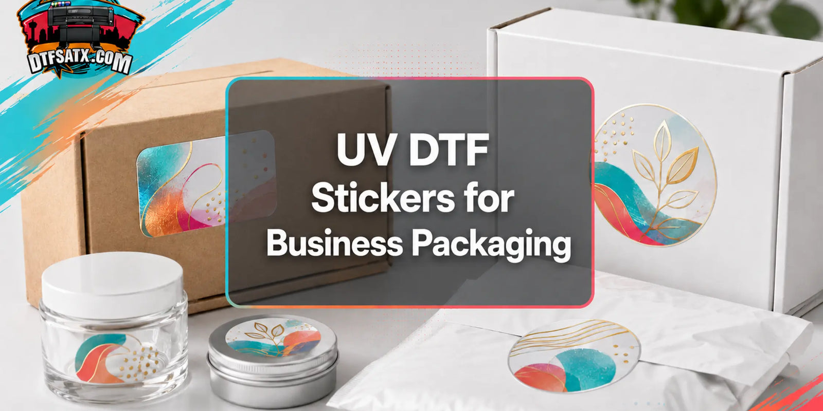 UV DTF Stickers for Business Packaging